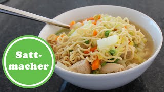 Asiatische MieNudelsuppe  WeightWatchers Sattmacher mit Smart Points Rezept [upl. by Rust]