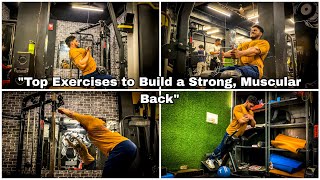 quotTop Exercises to Build a Strong Muscular Backquot [upl. by Rexana]