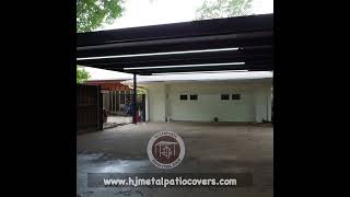 Custom Carport LED Lightscarports cars dallas planotx concrete backyard patioliving [upl. by Ridglea]