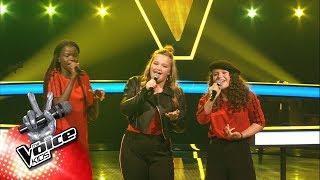 Mamy Lauren amp Emma  Rain  The Battles  The Voice Kids  VTM [upl. by Jeramey]