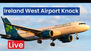 🔴Live Airport Ireland West Airport Knock Aer Lingus A320neo departures airportlive live [upl. by Belcher]