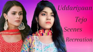 Tejo scene recreation  uddariyaan  Priyanka chahar Choudhary  ft priya verma acting [upl. by Eelesor]