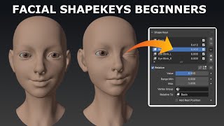 Blender 40  Facial Shapekeys For Beginners [upl. by Aloin553]