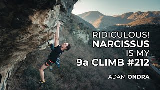 Climbed My 9a Number 212  Narcissus  Adam Ondra [upl. by Mandeville]