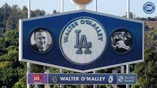 Dodgers pregame Walter OMalley inducted into Dodger Stadium Ring of Honor [upl. by Ytsirk]