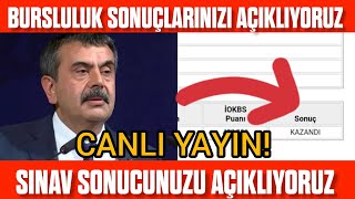 CANLI YAYIN  BURSLULUK SINAVI SONUÇLARI [upl. by Ruyam]