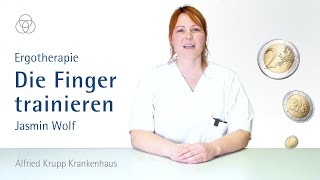 Ergotherapie für Zuhause Die Finger trainieren [upl. by Eaneg]