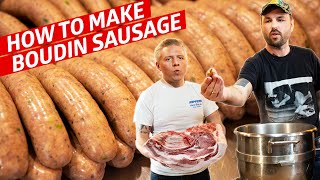 How to Make the Southern Classic Boudin Sausage — Prime Time [upl. by Ringler764]