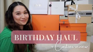 WHAT I GOT FOR MY BIRTHDAY  Hermes Bag amp Cartier Bracelet  Review [upl. by Siraj]