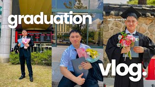 Korea Vlog l Graduation Day l Sejong University 2024 [upl. by Marks]