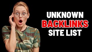 Backlinks Site List  Link Building Strategy  Backlinks Kaise Banaye [upl. by Sardse149]