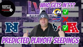 NFL Predicted Playoff Seedings [upl. by Teemus230]