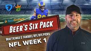 DRAFTKINGS amp FANDUEL NFL PICKS THIS WEEK  DFS 6 PACK [upl. by Rubens822]