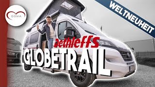 🆕🔍Neues Aufstelldach beim Dethleffs Globetrail 600  Roomtour  Camper Van Neuheiten 2022  GÜMA TV [upl. by Lisha550]