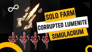 Remnant 2  solo farm Corrupted Lumenite  Simulacrum  Post Patch [upl. by Audrit]