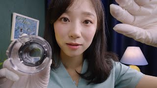 ASMR Delicate amp InDepth Facial Skin Exam [upl. by Yreffej888]