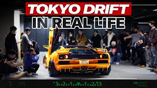 Tokyo Drift in real life Underground car meet downtown Tokyo  Capturing Car Culture [upl. by Airotcivairam]