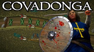 Batalla de Covadonga 722 ⚔️ Don Pelayo el primer rey de Asturias ⚔️ ¿Cómo comenzó la Reconquista [upl. by Shawna]