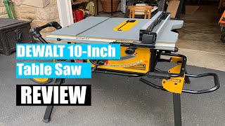 Review DEWALT DWE7491RS 10 Inch Table Saw 2023 [upl. by Mauer]