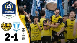 Höjdpunkter  Mjällby  Malmö FF 21 Allsvenskan [upl. by Duck774]