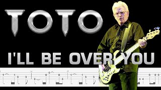 Toto  Ill Be Over You Bass tabs lesson  Notation By ChamisBass chamisbass basstabs [upl. by Arline]