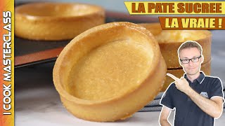 ✅ REUSSIR SA PATE SUCREE EN 5 MINUTES  LA MEILLEURE RECETTE DE PATE A TARTE [upl. by Ynnor929]