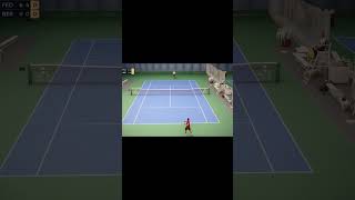 Top Spin 2K25 Federer Inside Out Forehand Winner shorts [upl. by Anaes]