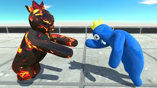 All Raibow Friends Vs Raibow Friends  Clor Super Trex Animal Revolt Battle Simulator [upl. by Donelle]