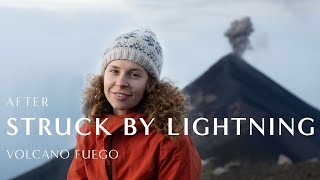 Descending Volcano Acatenango After STRUCK BY LIGHTNING  Volcano Fuego  Part 3 [upl. by Tamara]