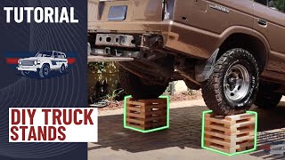 DIY CAR AND TRUCK STANDS [upl. by Nerua]