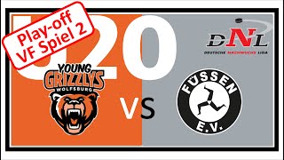 Playoff VF Spiel 2  U20 DNL Young Grizzlys Wolfsburg vs EV Füssen 2324 [upl. by Henrique]