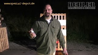 TierabwehrGeräte im PraxisTest  Teil 1 Feinstrahl und Gel Pfefferspray [upl. by Ajax696]