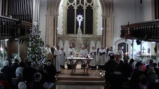 2425 Dec 23 Frimley St Peters  First Communion of Christmas [upl. by Egduj]