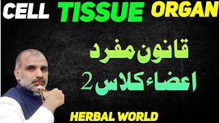 Definition of Cell Tissue And Organ  QMA CLASS 2  Herbal World [upl. by Pliner]