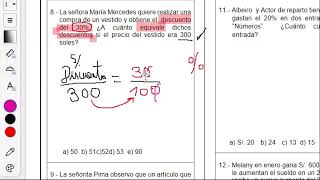 VARIACION PORCENTUAL DESCUENTOS Y AUMENTOS PORCENTUALES NIVEL PREUNIVERISTARIO [upl. by Ettennal422]