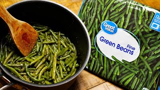 How To Cook Frozen Green Beans  Easy Tasty Recipe [upl. by Leyes]