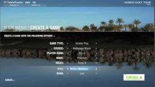 How to Play a Multiplayer Game  World Golf Tour Tutorial [upl. by Etram]