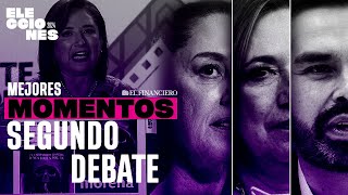 Mejores momentos del SEGUNDO DEBATE presidencial [upl. by Preston]