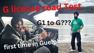 G class Road test in Guelph Got driving license in just 5 minutes first attempt test route [upl. by Dougald2]