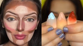 Best Makeup Transformations 2024  New Makeup Tutorials Compilation [upl. by Anastos]