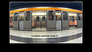 Athens Metro RIDE All Stations Elliniko  Anthoupoli Line 2  Γραμμή 2 [upl. by Garnes]