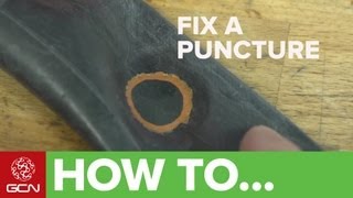 How To Fix A Bike Puncture  Repairing An Inner Tube [upl. by Melisa597]