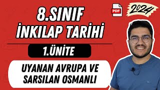 8Sınıf İnkılap Tarihi 1Ünite Uyanan Avrupa ve Sarsılan Osmanlı  LGS 2024 [upl. by Yttisahc]