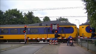 Spoorwegovergang Harderwijk  Dutch railroad crossing [upl. by Enilarac]