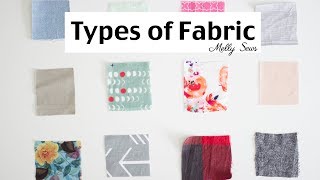 Fabric Types  Material for Sewing [upl. by Mir]