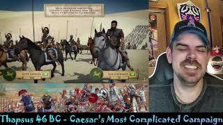 Thapsus 46 BC  Caesars Most Complicated Campaign REACTION [upl. by Cates]