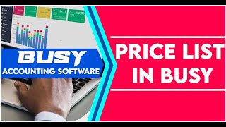 Price List In Busy [upl. by Notlehs]