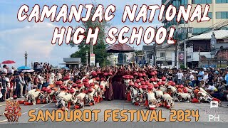 Contingent No 1  Camanjac National High School  Sandurot Festival 2024 Street dancing [upl. by Salema586]