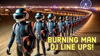 Burning Man 2024  DJ Line Ups [upl. by Yznil]