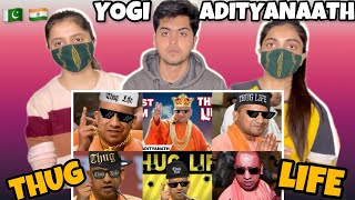 Reaction on Yogi Adityanath w Starsreaction1  Thug life Attitude videos 😈 Pak React 🇵🇰 [upl. by Voss]